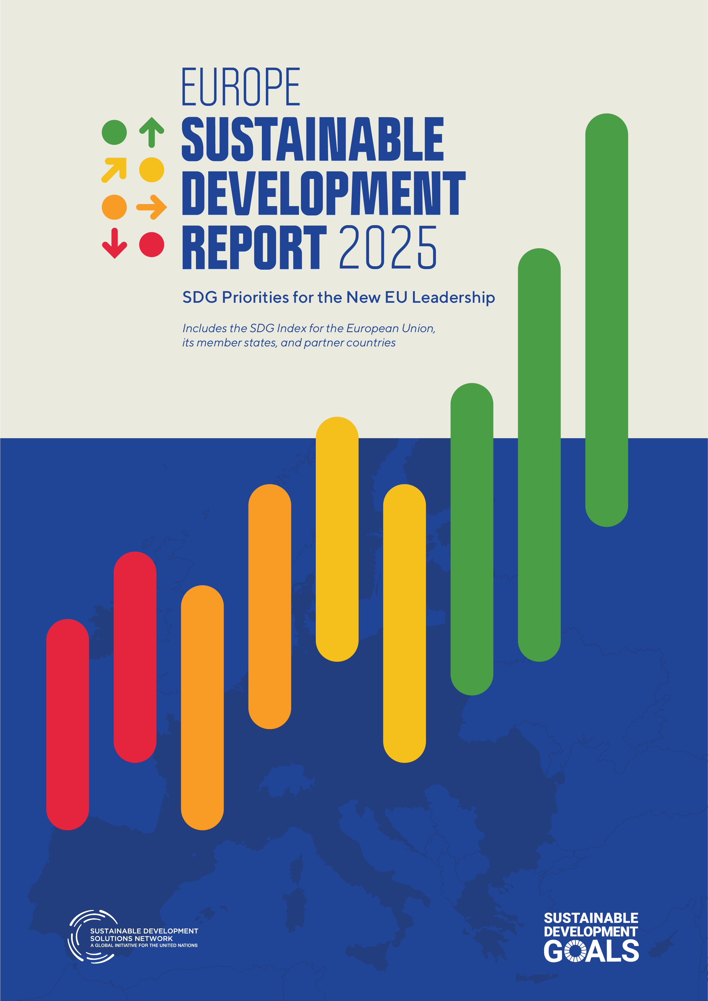 Cover of the Europe Sustainable Development Report 2023/24